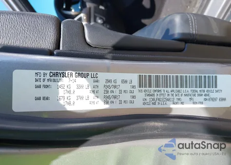 2014 Jeep Grand Cherokee Laredo from USA, damaged, VIN 1C4RJFAG1EC540112